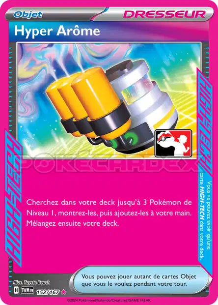 Hyper Arôme 152 issu de Play! Pokémon Packs Récompense Sixième Série (PPS6), proposée par Manga Cash à Ans, province de Liège.
