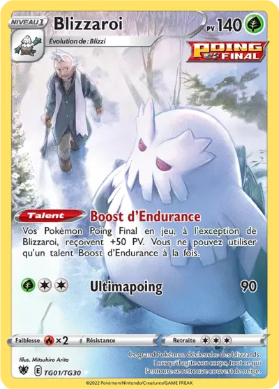 Carte Pokémon Blizzaroi TG01/TG30 Astres Radieux ASR – vente à l’unité au prix Cardmarket – Manga Cash Ans (Liège)