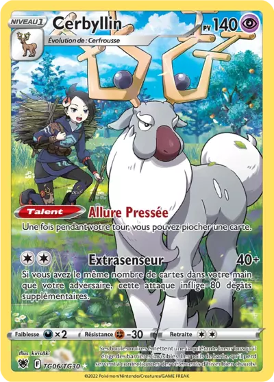 Carte Pokémon Cerbyllin TG06/TG30 Astres Radieux ASR – vente à l’unité au prix Cardmarket – Manga Cash Ans (Liège)