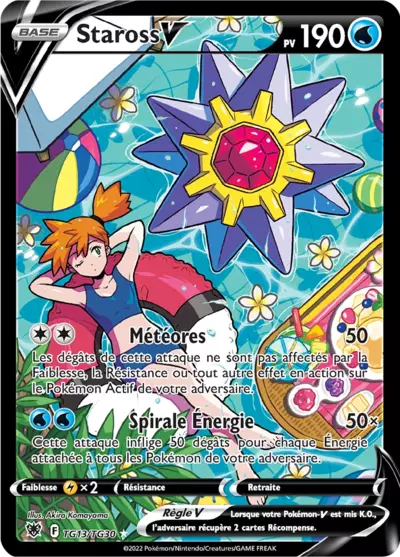 Carte Pokémon Staross V TG13/TG30 Astres Radieux ASR – vente à l’unité au prix Cardmarket – Manga Cash Ans (Liège)