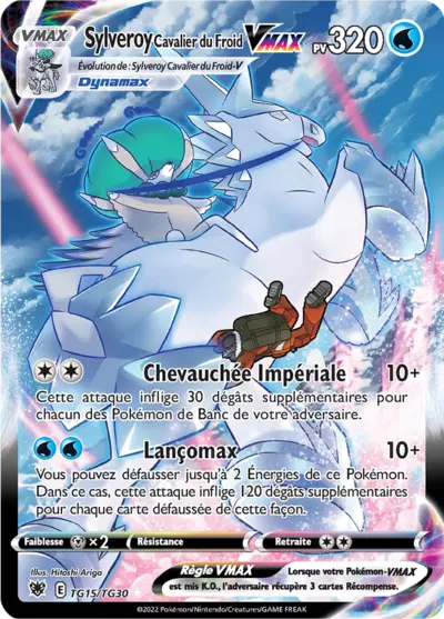Carte Pokémon Sylveroy Cavalier du Froid VMAX TG15/TG30 Astres Radieux ASR – vente à l’unité au prix Cardmarket – Manga Cash Ans (Liège)