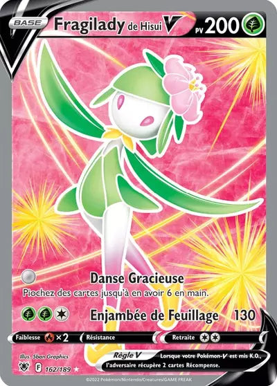 Carte Pokémon Fragilady de Hisui V 162/189 Astres Radieux ASR – vente à l’unité au prix Cardmarket – Manga Cash Ans (Liège)