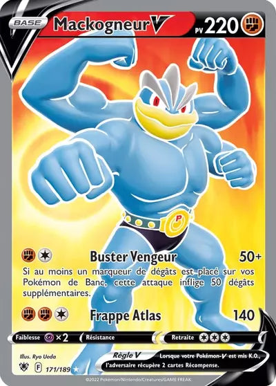 Carte Pokémon Mackogneur V 171/189 Astres Radieux ASR – vente à l’unité au prix Cardmarket – Manga Cash Ans (Liège)