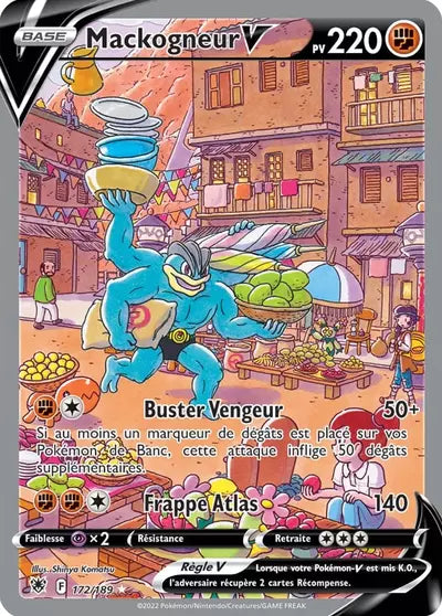 Carte Pokémon Mackogneur V 172/189 Astres Radieux ASR – vente à l’unité au prix Cardmarket – Manga Cash Ans (Liège)