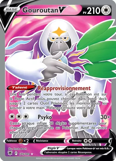 Carte Pokémon Gouroutan V 179/189 Astres Radieux ASR – vente à l’unité au prix Cardmarket – Manga Cash Ans (Liège)