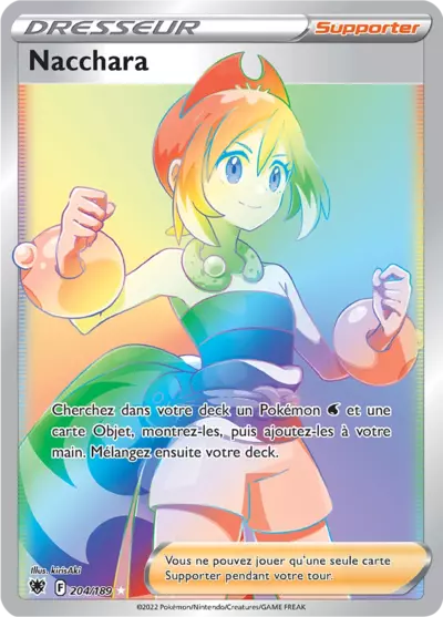Carte Pokémon Nacchara 204/189 Astres Radieux ASR – vente à l’unité au prix Cardmarket – Manga Cash Ans (Liège)