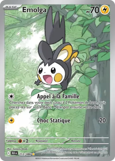 Retrouvez Emolga 112/086 – Foudre Noire chez Manga Cash Ans (Liège).