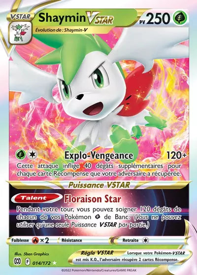 Shaymin VSTAR 014/172 – Manga Cash Ans (Liège)