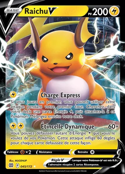 Raichu V 045/172 – Manga Cash Ans (Liège)