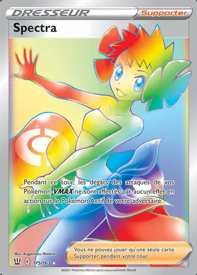 Carte Pokémon officielle Spectra 175/163 - Styles de Combat (non née) - Manga Cash Ans (Liège)