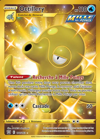 Carte Pokémon officielle Octillery 178/163 - Styles de Combat (non née) - Manga Cash Ans (Liège)