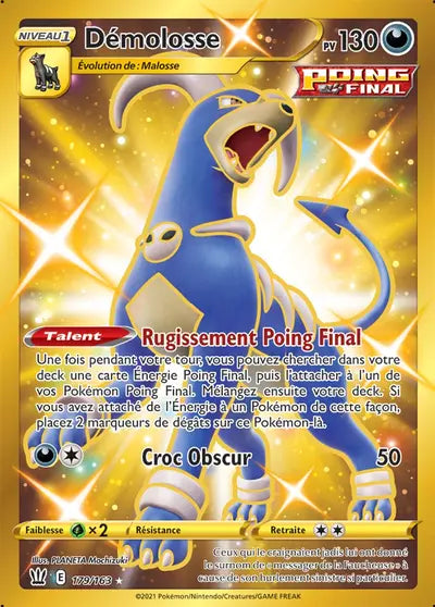 Carte Pokémon officielle Démolosse 179/163 - Styles de Combat (non née) - Manga Cash Ans (Liège)