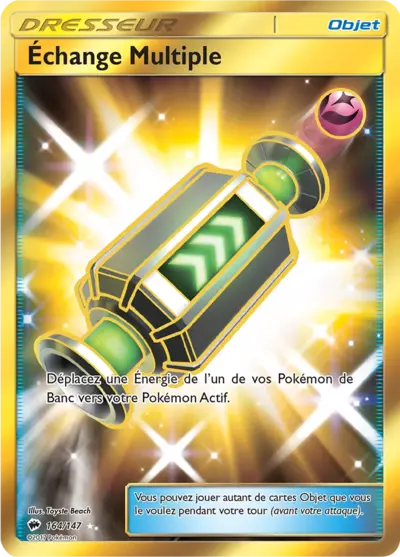 Échange Multiple 164/147, carte Ombres Ardentes (BUS), en vente à Manga Cash à Ans, province de Liège.