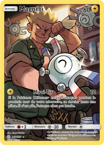 Magnéti 242/236, carte Éclipse Cosmique (CEC), en vente à Manga Cash à Ans, province de Liège.