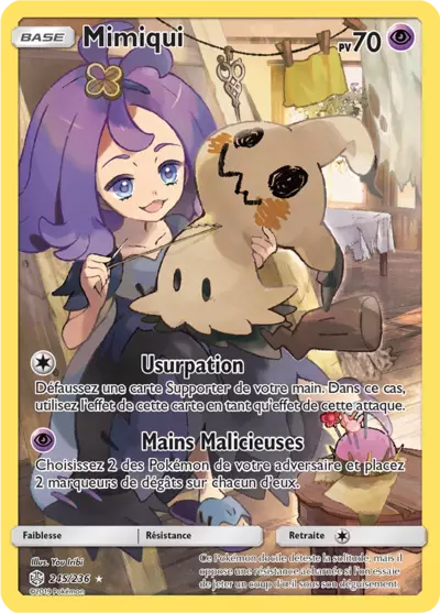 Mimiqui 245/236, carte Éclipse Cosmique (CEC), en vente à Manga Cash à Ans, province de Liège.