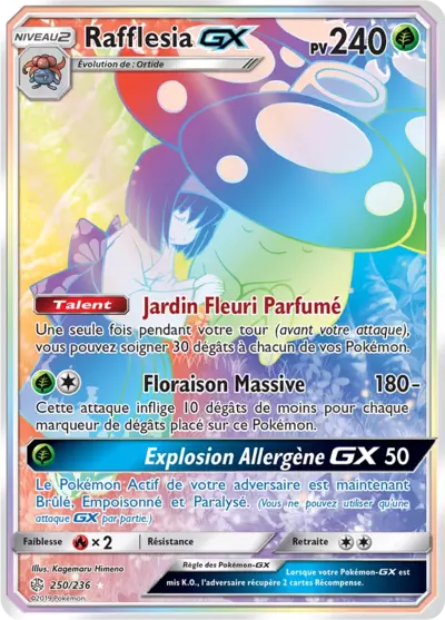 Rafflesia GX 250/236, carte Éclipse Cosmique (CEC), en vente à Manga Cash à Ans, province de Liège.
