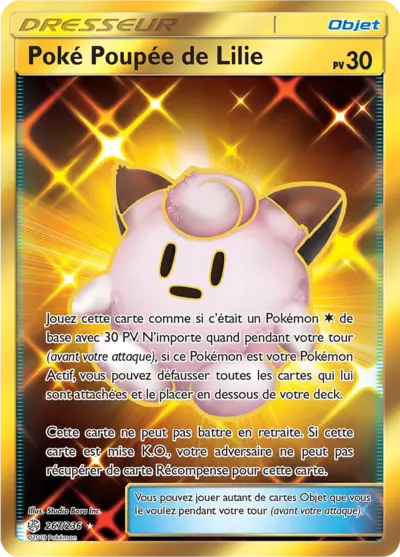 Poké Poupée de Lilie 267/236, carte Éclipse Cosmique (CEC), en vente à Manga Cash à Ans, province de Liège.