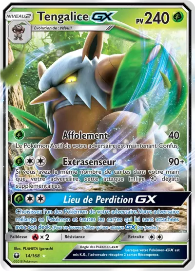 Tengalice GX 14/168, carte Tempête Céleste (CES), en vente à Manga Cash à Ans, province de Liège.