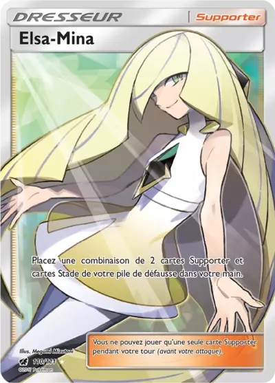 Elsa-Mina 110/111, carte Invasion Carmin (CIN), en vente à Manga Cash à Ans, province de Liège.