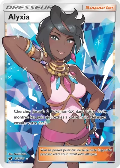 Alyxia 111/111, carte Invasion Carmin (CIN), en vente à Manga Cash à Ans, province de Liège.
