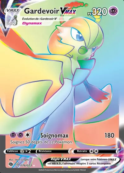 Gardevoir VMAX 076/073 - carte Pokemon non reconditionnee (La Voie du Maitre, CPA) - Manga Cash Ans (Liege)