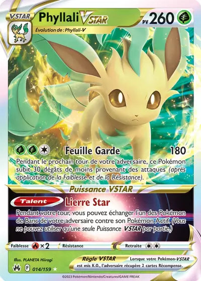 Carte Pokémon Phyllali VSTAR 014/159 - Zénith Suprême - Manga Cash Ans (Liège)