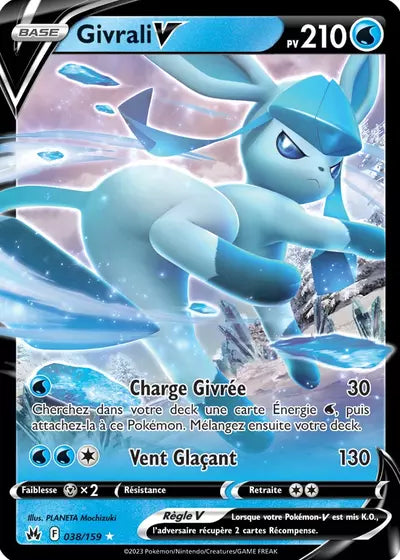 Carte Pokémon Givrali V 038/159 - Zénith Suprême - Manga Cash Ans (Liège)