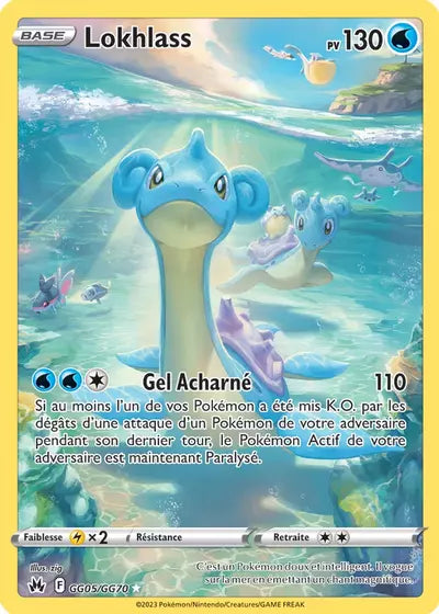 Carte Pokémon Lokhlass GG05/GG70 - Zénith Suprême - Manga Cash Ans (Liège)