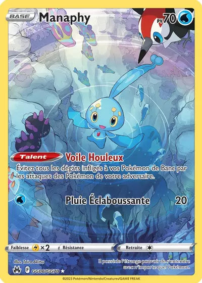 Carte Pokémon Manaphy GG06/GG70 - Zénith Suprême - Manga Cash Ans (Liège)