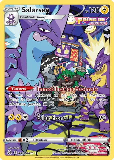 Carte Pokémon Salarsen GG09/GG70 - Zénith Suprême - Manga Cash Ans (Liège)