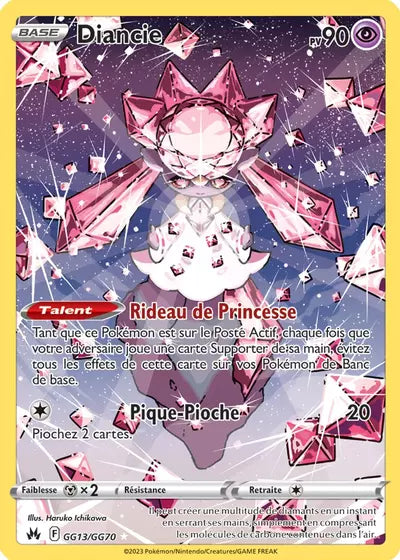 Carte Pokémon Diancie GG13/GG70 - Zénith Suprême - Manga Cash Ans (Liège)