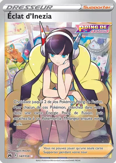 Carte Pokémon Éclat d'Inezia 147/159 - Zénith Suprême - Manga Cash Ans (Liège)