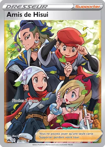 Carte Pokémon Amis de Hisui 148/159 - Zénith Suprême - Manga Cash Ans (Liège)