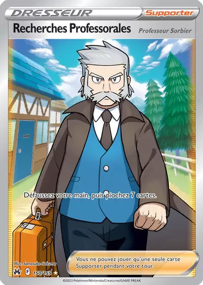 Carte Pokémon Recherches Professorales 150/159 - Zénith Suprême - Manga Cash Ans (Liège)