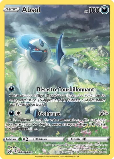 Carte Pokémon Absol GG16/GG70 - Zénith Suprême - Manga Cash Ans (Liège)