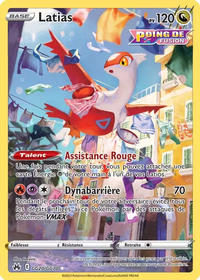 Carte Pokémon Latias GG20/GG70 - Zénith Suprême - Manga Cash Ans (Liège)