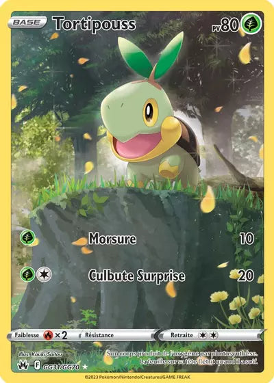 Carte Pokémon Tortipouss GG31/GG70 - Zénith Suprême - Manga Cash Ans (Liège)