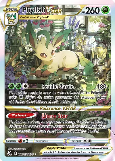 Carte Pokémon Phyllali VSTAR GG35/GG70 - Zénith Suprême - Manga Cash Ans (Liège)