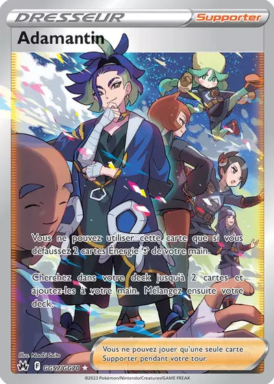 Carte Pokémon Adamantin GG57/GG70 - Zénith Suprême - Manga Cash Ans (Liège)
