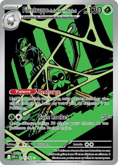 Retrouvez Filentrappe de la Team Rocket 187/182 – Rivalités Destinées chez Manga Cash Ans (Liège).