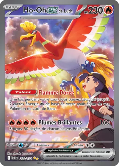 Retrouvez Ho-Oh EX de Luth 230/182 – Rivalités Destinées chez Manga Cash Ans (Liège).