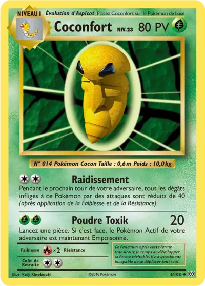 Coconfort 6/108, carte Évolutions (EVO), en vente à Manga Cash à Ans, province de Liège.