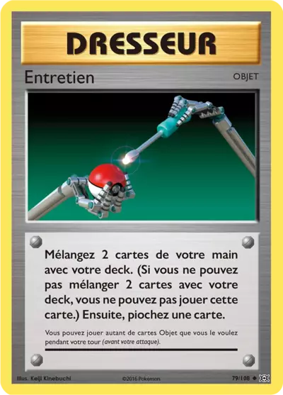 Entretien Reverse 79/108, carte Évolutions (EVO), en vente à Manga Cash à Ans, province de Liège.