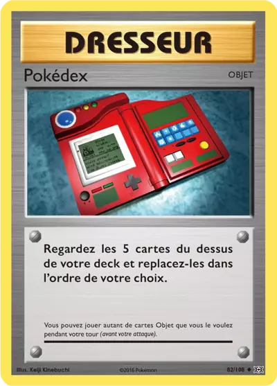 Pokédex 82/108, carte Évolutions (EVO), en vente à Manga Cash à Ans, province de Liège.