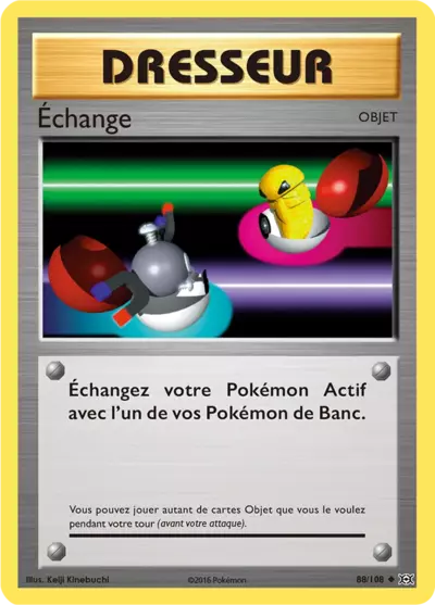 Échange Reverse 88/108, carte Évolutions (EVO), en vente à Manga Cash à Ans, province de Liège.