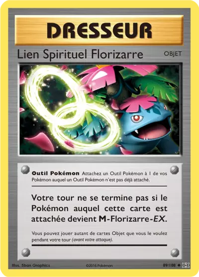 Lien Spirituel Florizarre Reverse 89/108, carte Évolutions (EVO), en vente à Manga Cash à Ans, province de Liège.