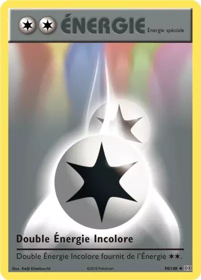 Double Énergie Incolore 90/108, carte Évolutions (EVO), en vente à Manga Cash à Ans, province de Liège.
