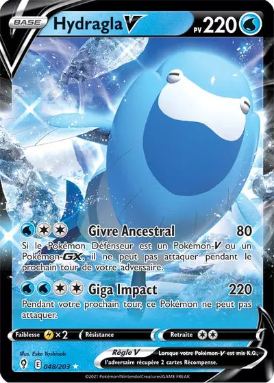 Hydragla V 048/203 | Évolution Céleste EVS | Manga Cash Ans-Liège - vente à l’unité, prix basé sur Cardmarket.