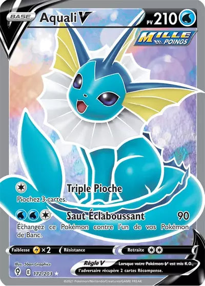 Aquali V 172/203 | Évolution Céleste EVS | Manga Cash Ans-Liège - vente à l’unité, prix basé sur Cardmarket.