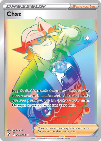 Chaz 223/203 | Évolution Céleste EVS | Manga Cash Ans-Liège - vente à l’unité, prix basé sur Cardmarket.